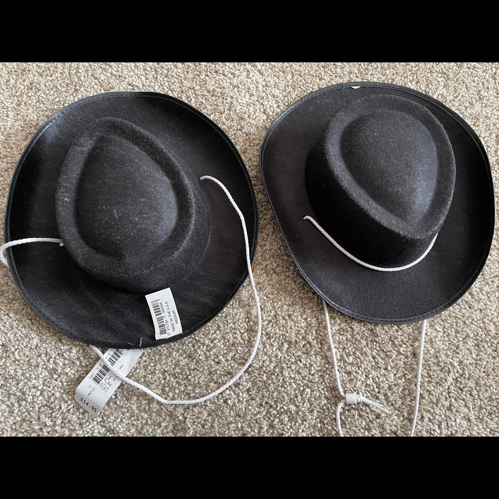 Kids cowboy hats 2 bundle